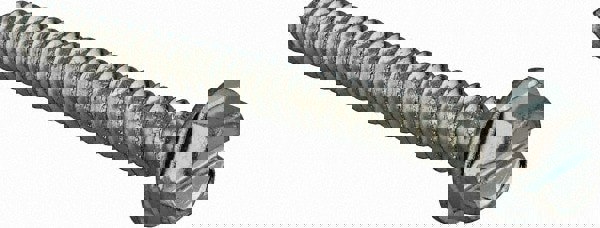 Sheet Metal Screw: #14, Hex Washer Head, Slotted