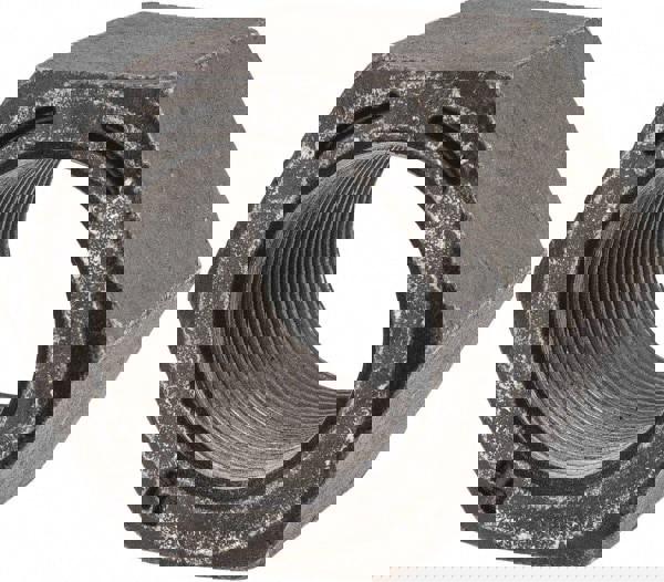 High Hex Nut: 1-1/4-12, Grade 8 Steel, Bright/Uncoated Finish