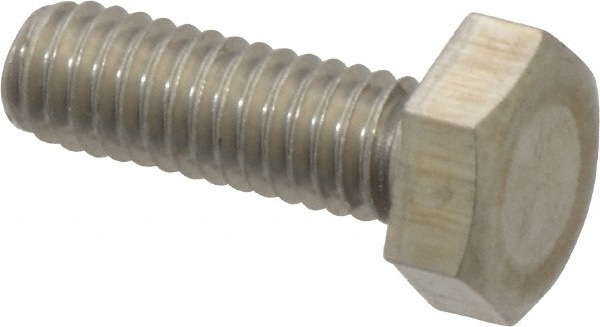 Hex Head Cap Screw: M4x0.7, 12.00 mm Length Under Head, Grade 18-8 & Austenitic Grade A2 Stainless Steel