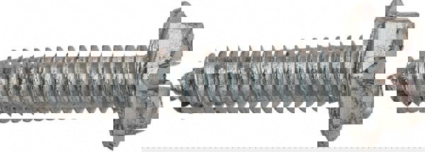 Sheet Metal Screw: #8, Hex Washer Head, Slotted
