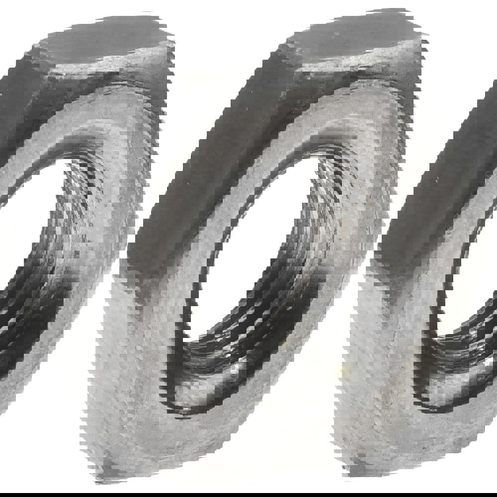 Hex Nut: 1/4-20, Grade SAE J995 Grade 2 Steel, Bright/Uncoated Finish