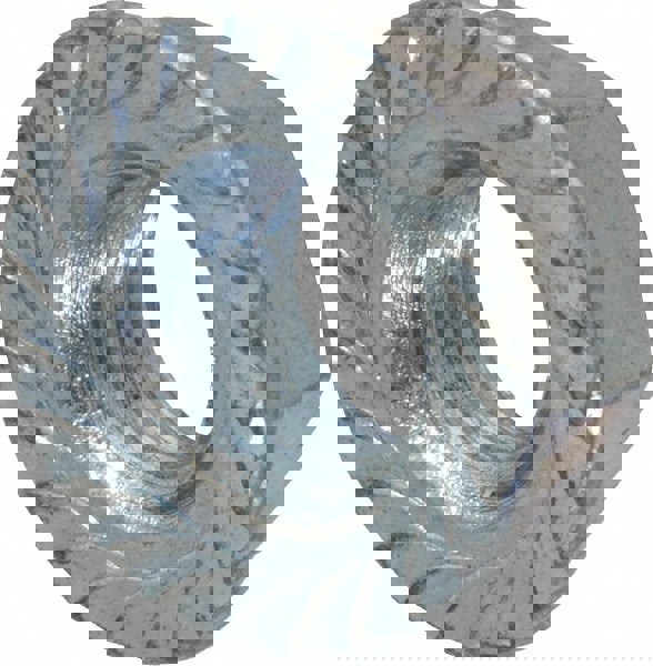 Hex Nut: 7/8-9, Grade SAE J995 Grade 2 Steel, Zinc Finish