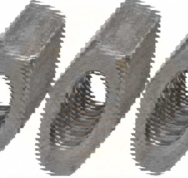 Hex Nut: 9/16-12, Grade SAE J995 Grade 2 Steel, Bright/Uncoated Finish