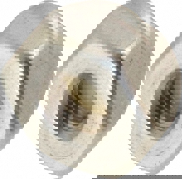 Hex Lock Nut: Insert, Nylon Insert, 1-8, Grade 316 Stainless Steel, Bright/Uncoated