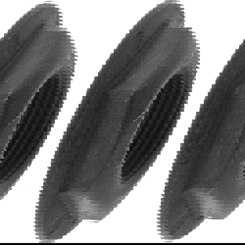 Hex Flange Lock Nut: Distorted Thread Lock, 1/2-13, Grade G Steel, Phosphate & Oil Finish