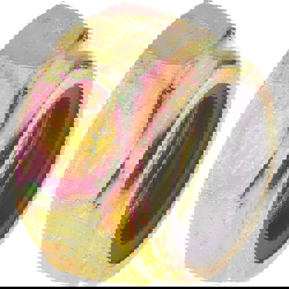 Hex Lock Nut: Insert Lock, Nylon Insert, 7/16-20, Grade 8 Steel, Yellow Zinc Dichromate Finish