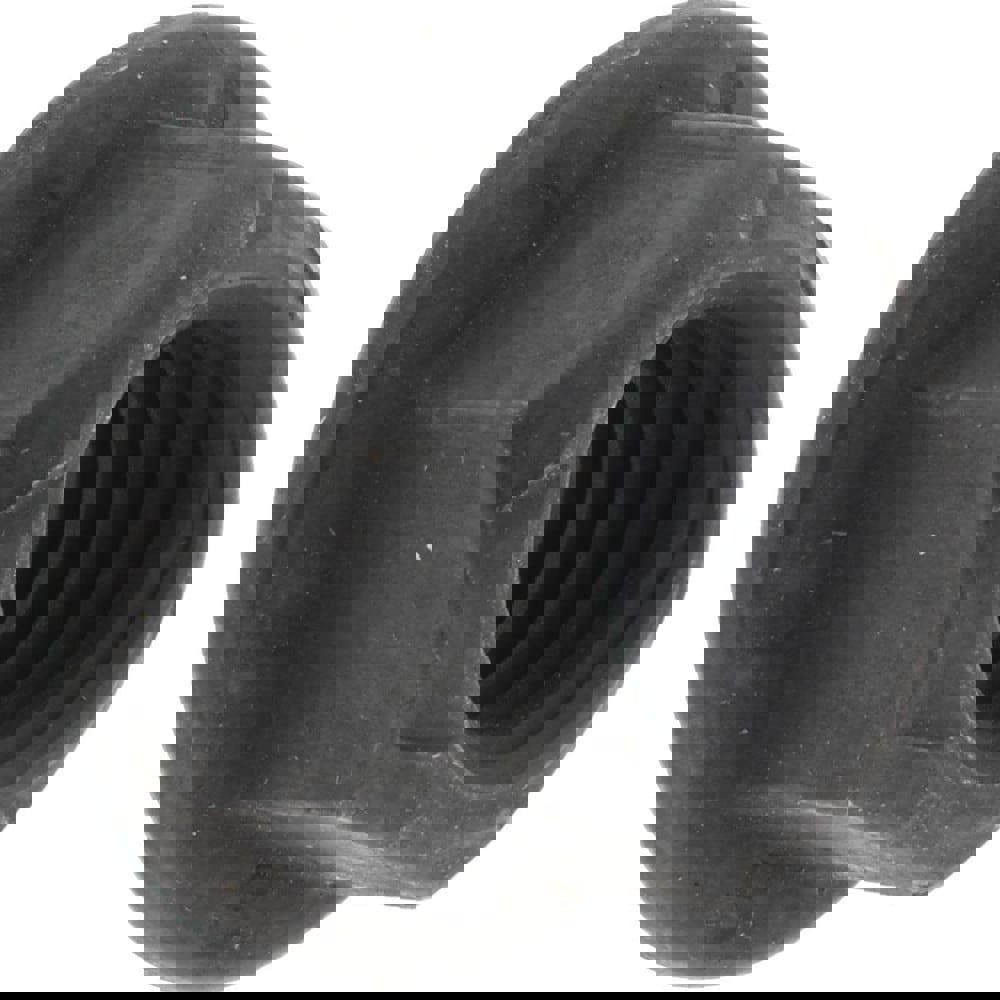 Hex Flange Lock Nut: Distorted Thread Lock, 3/8-16, Grade G Steel, Phosphate & Oil Finish