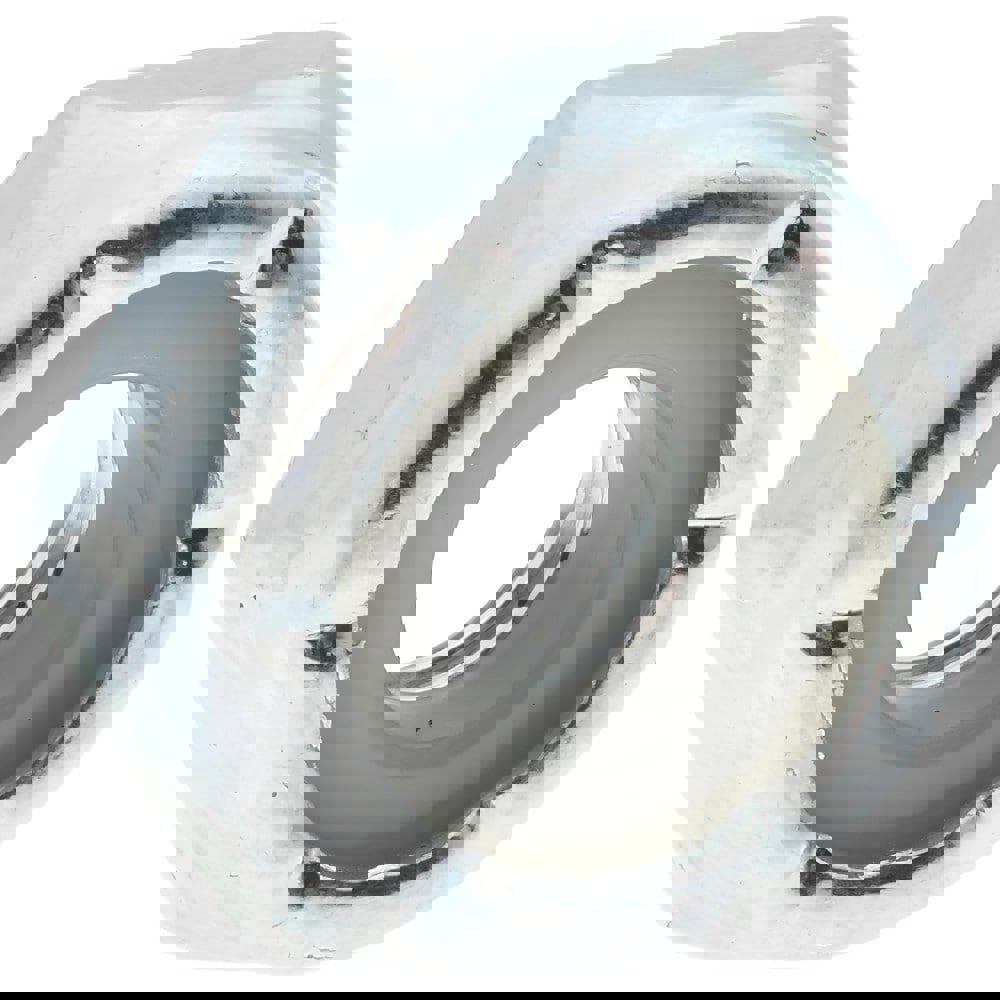 Hex Lock Nut: Insert, Nylon Insert, Grade 2 Steel, Zinc-Plated