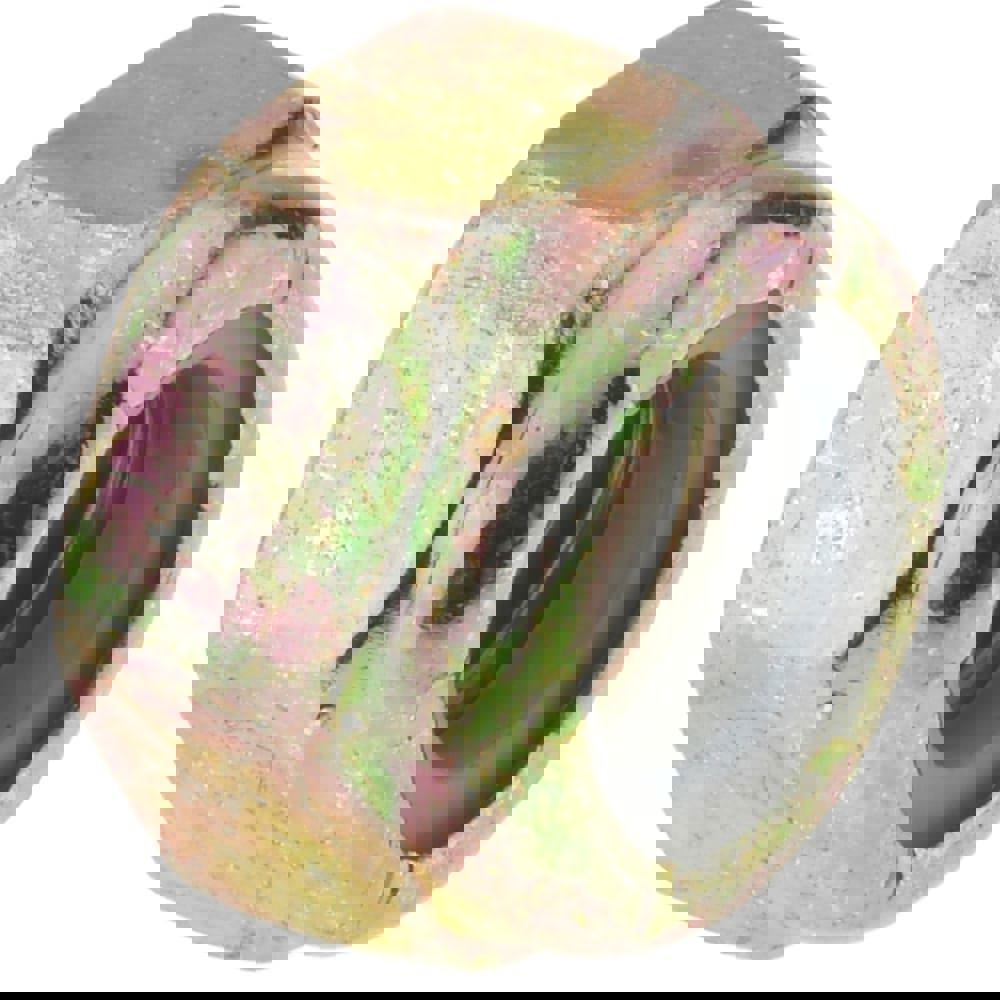 Hex Lock Nut: Insert Lock, Nylon Insert, 5/16-24, Grade 8 Steel, Yellow Zinc Dichromate Finish