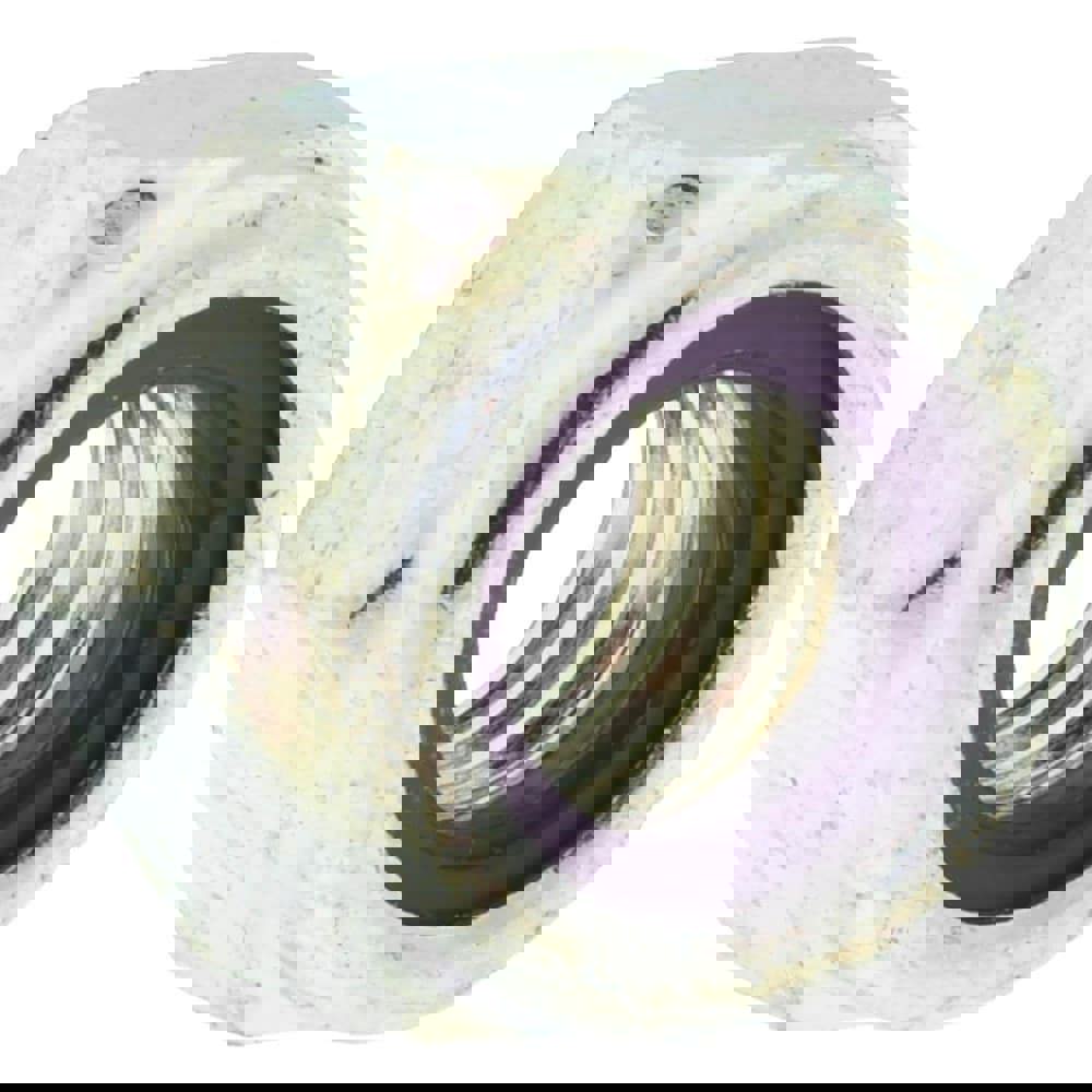 Hex Lock Nut: Insert, Nylon Insert, 5/16-18, Grade B Steel, Zinc-Plated