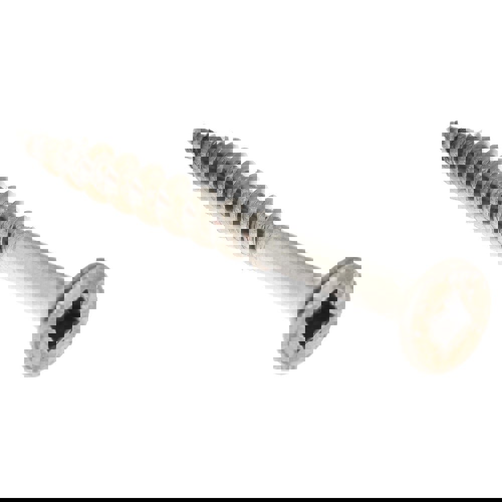 #8 Flat Head, Square Drive Stainless Steel Deck Screw