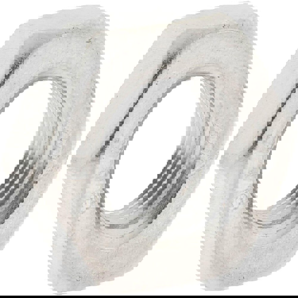 Jam Nut: 5/16-24, Grade 316 Stainless Steel, Bright/Uncoated Finish