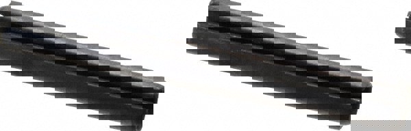 Slotted Spring Pin: 80 mm Long, 1070-1080 Steel