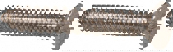 Sheet Metal Screw: #4, Flat Head, Slotted