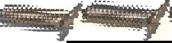 Sheet Metal Screw: #10, Flat Head, Slotted