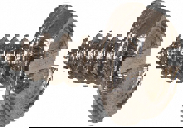 Sheet Metal Screw: #6, Hex Washer Head, Slotted