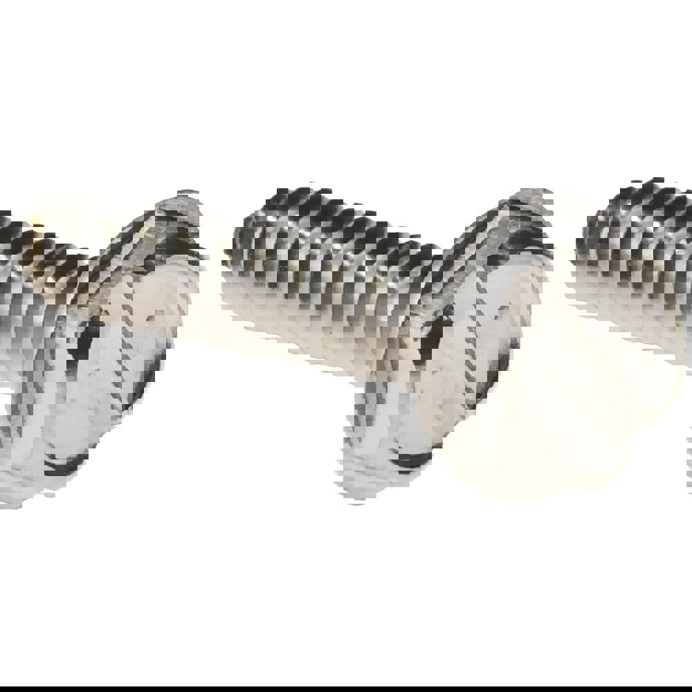 Sheet Metal Screw: #6, Hex Washer Head, Slotted