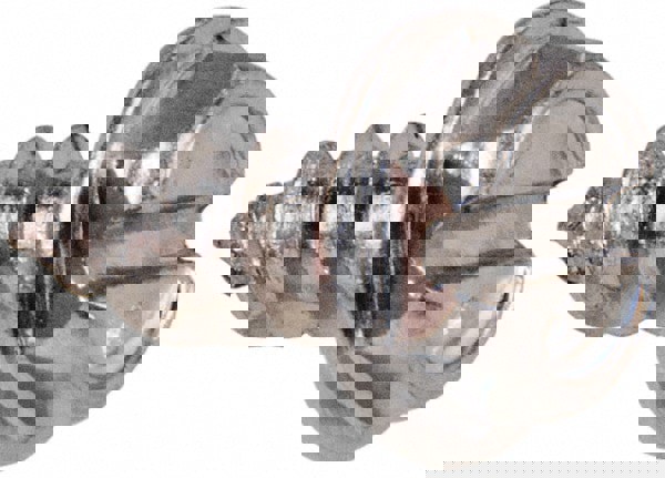 Sheet Metal Screw: #8, Hex Washer Head, Slotted