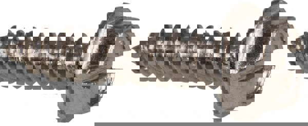 Sheet Metal Screw: #8, Hex Washer Head, Slotted