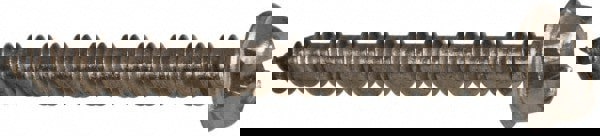 Sheet Metal Screw: #8, Hex Washer Head, Slotted