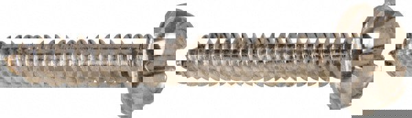 Sheet Metal Screw: #10, Hex Washer Head, Slotted