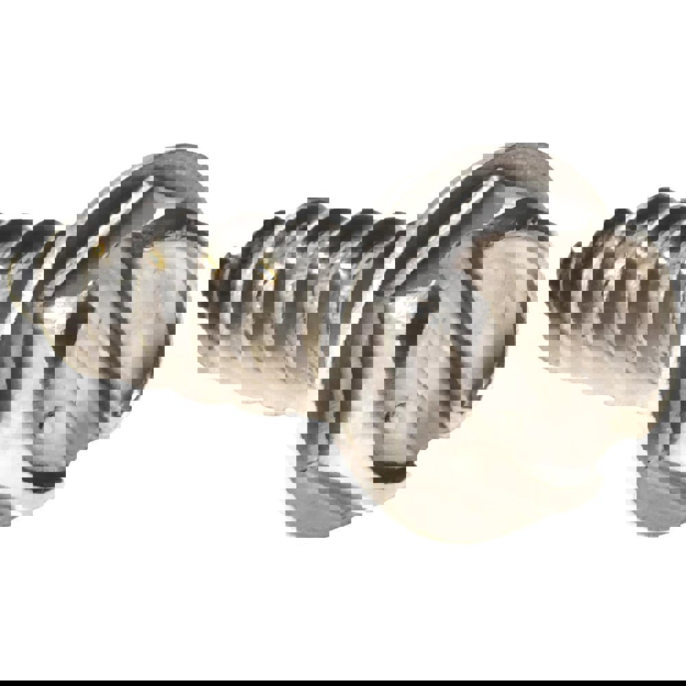 Sheet Metal Screw: #12, Hex Washer Head, Slotted