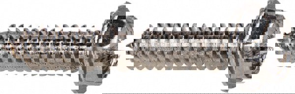 Sheet Metal Screw: #12, Hex Washer Head, Slotted