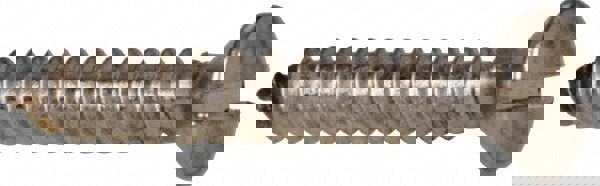Sheet Metal Screw: #8, Oval Head, Slotted