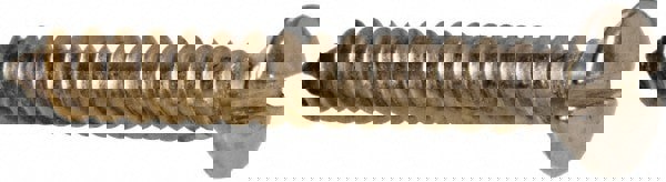 Sheet Metal Screw: #8, Oval Head, Slotted