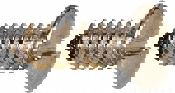 Sheet Metal Screw: #12, Oval Head, Slotted