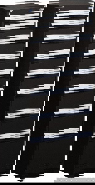 8 Drawer Black Steel Modular Storage Cabinet