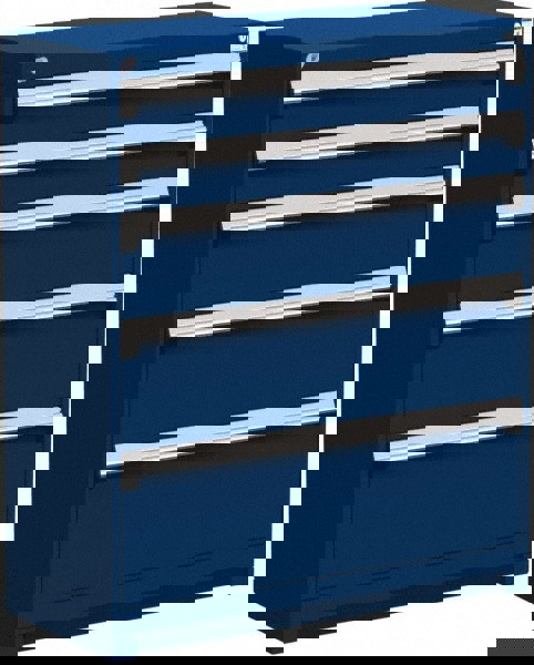 5 Drawer Avalanche Blue Steel Modular Storage Cabinet