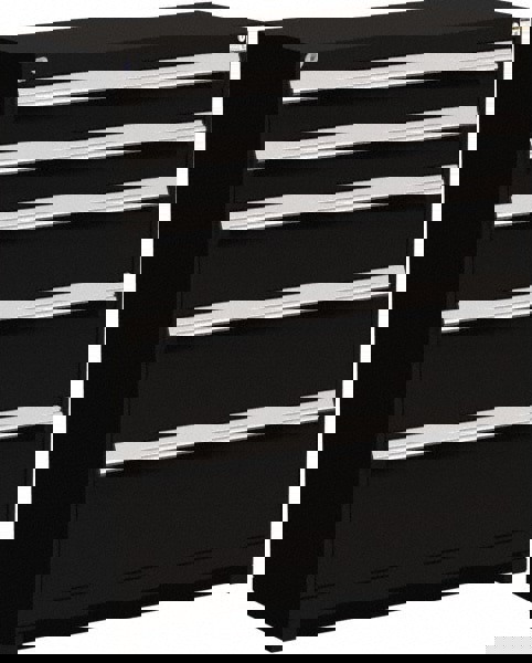 5 Drawer Black Steel Modular Storage Cabinet