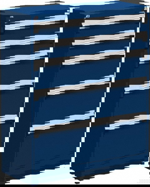 5 Drawer Avalanche Blue Steel Modular Storage Cabinet