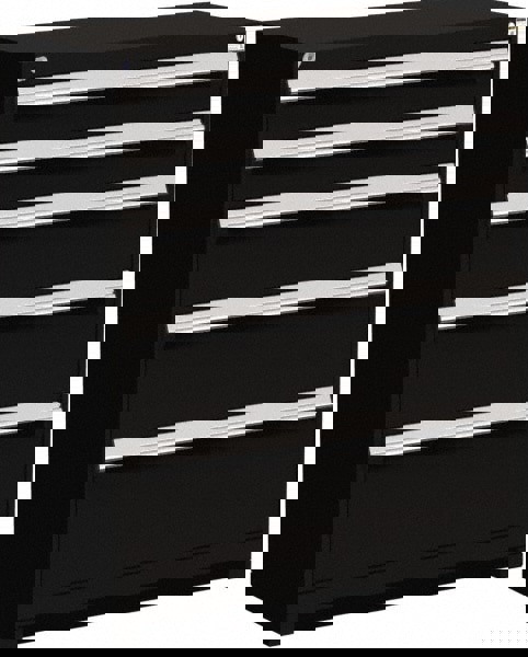 5 Drawer Black Steel Modular Storage Cabinet