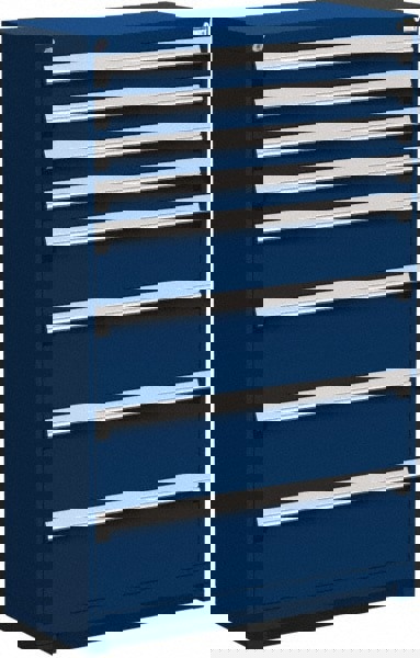 8 Drawer Avalanche Blue Steel Modular Storage Cabinet