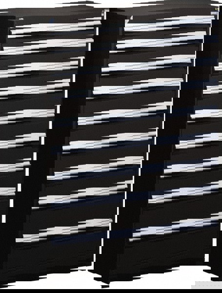 9 Drawer Black Steel Modular Storage Cabinet