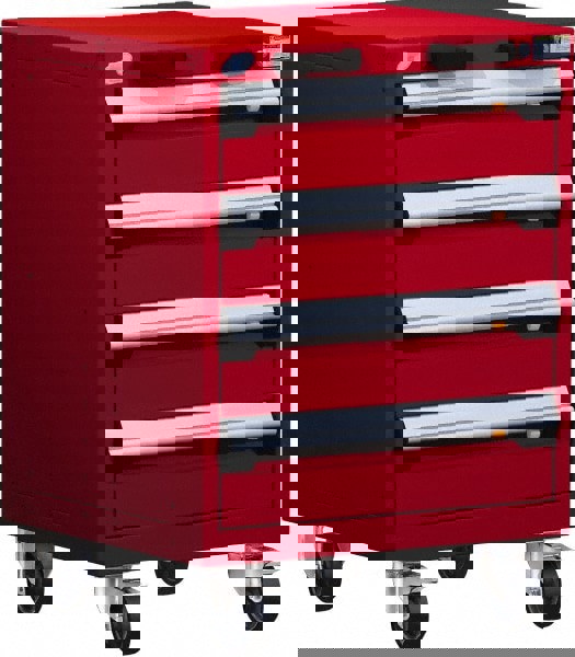 Steel Tool Roller Cabinet: 4 Drawers