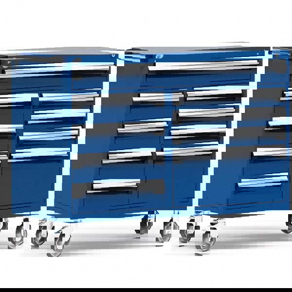 Steel Tool Roller Cabinet: 9 Drawers