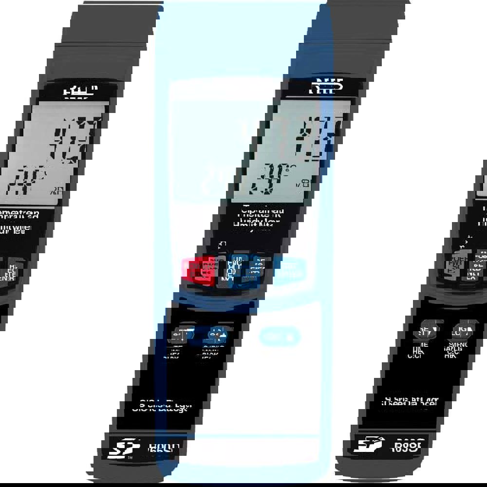 Thermometer/Hygrometers: Minimum Relative Humidity (%): 5; Maximum Relative Humidity (%): 95.00; Minimum Temperature (C): 0.00; Minimum Temperature (F): 32.000; Maximum Temperature (C): 50.00; Maximum Temperature (F): 122.000; Resolution: 0.1; Accuracy De