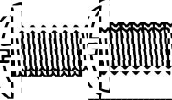 Machine Screw: 3/8-16 x 2