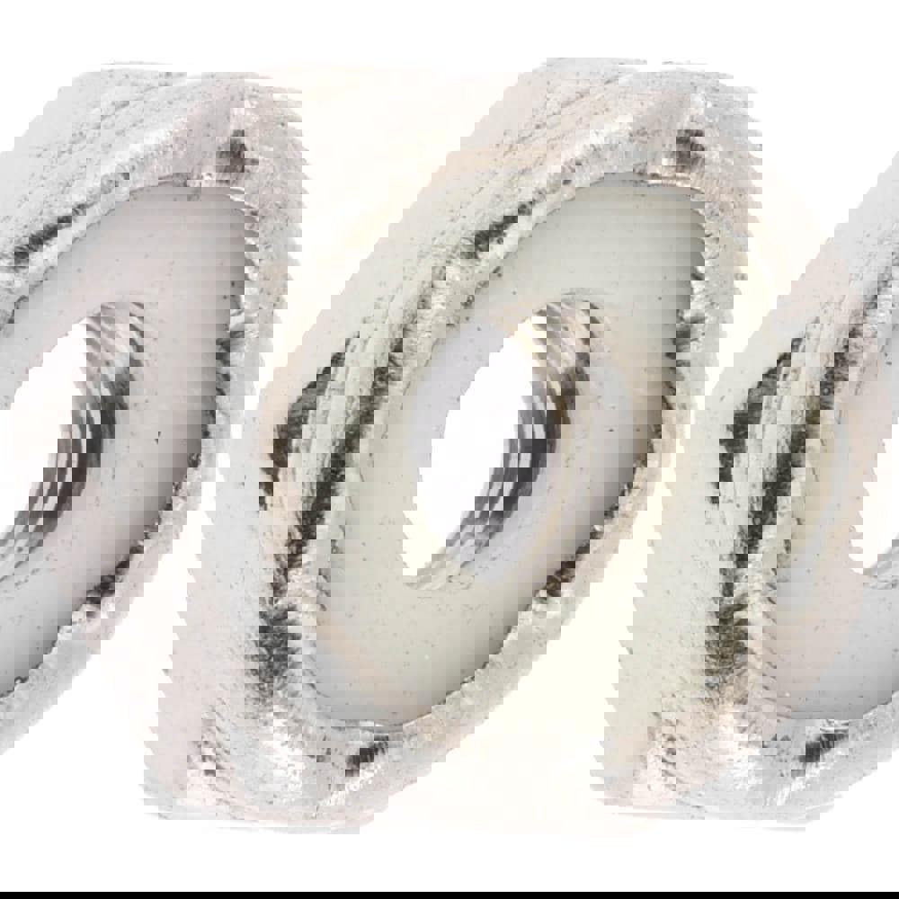 Hex Lock Nut: Insert Lock, Nylon Insert, #8-32, Grade 18-8 Stainless Steel