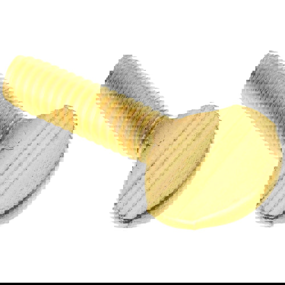 Brass Thumb Screw: 5/16-18, Oval Head