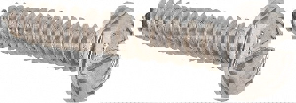 Sheet Metal Screw: #10, Hex Washer Head, Slotted