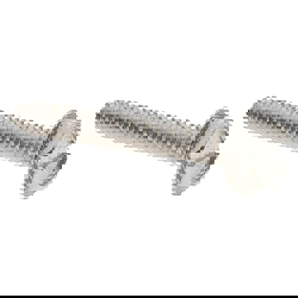 Sheet Metal Screw: #10, Hex Washer Head, Slotted