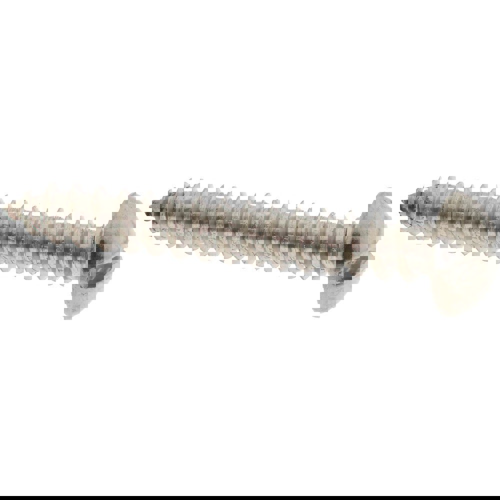 Sheet Metal Screw: #6, Round Head, Slotted