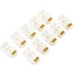 50PK RJ45 CAT5E ROUND MODULAR CONNECTOR