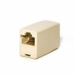 RJ45 MODULAR COUPLER STRAIGHT RJ45F TO R