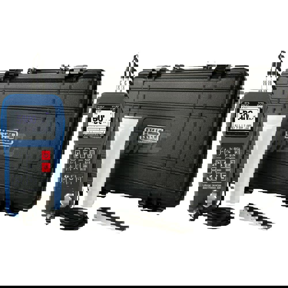 Electronic Thickness Gages; Minimum Measurement (mm): 0.65; Minimum Measurement (Decimal Inch): 0.0300; Maximum Measurement (Inch): 15.7; Maximum Measurement (mm): 400.00; Resolution (mm): 0.01; Accuracy (mm): 0.04; Maximum Measurement (Decimal Inch): 15.