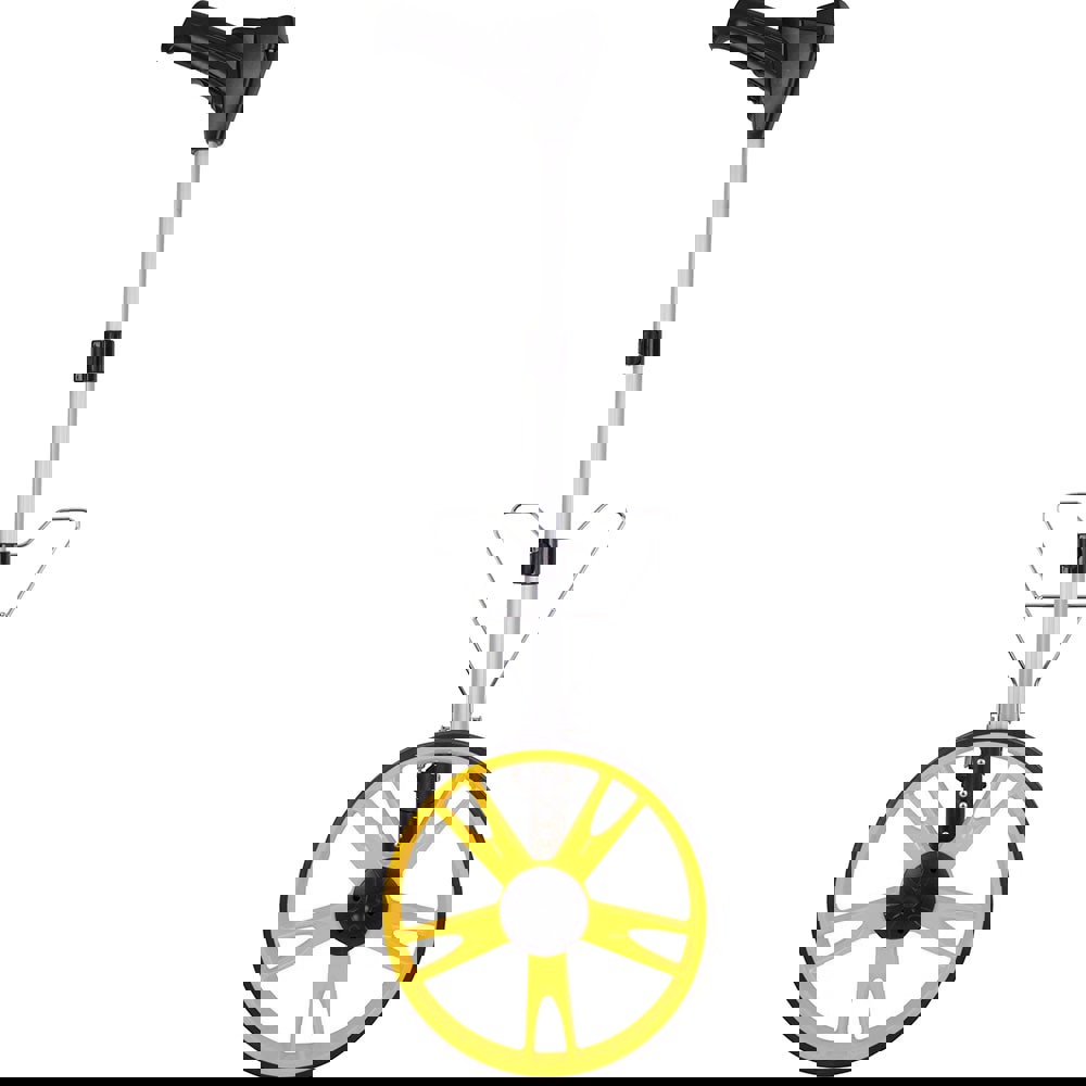 Measuring Wheels & Length Counters; Maximum Measuring Distance: 99999.9ft ; Distance Measuring Functions: Area ; Counter Unit Of Measurement: Meters; Feet ; Accuracy: 10.5% ; Overall Length: 28.3in ; Color: Yellow